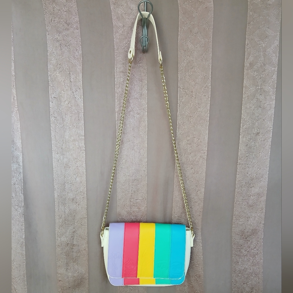 🏷 Loungefly + PIXAR Inside Out Mixed Emotions Women's Bag Crossbody & Book - Picture 3 of 13